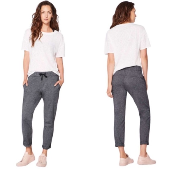 Lululemon On The Fly Pant 28" Heathered Black - Picture 1 of 9